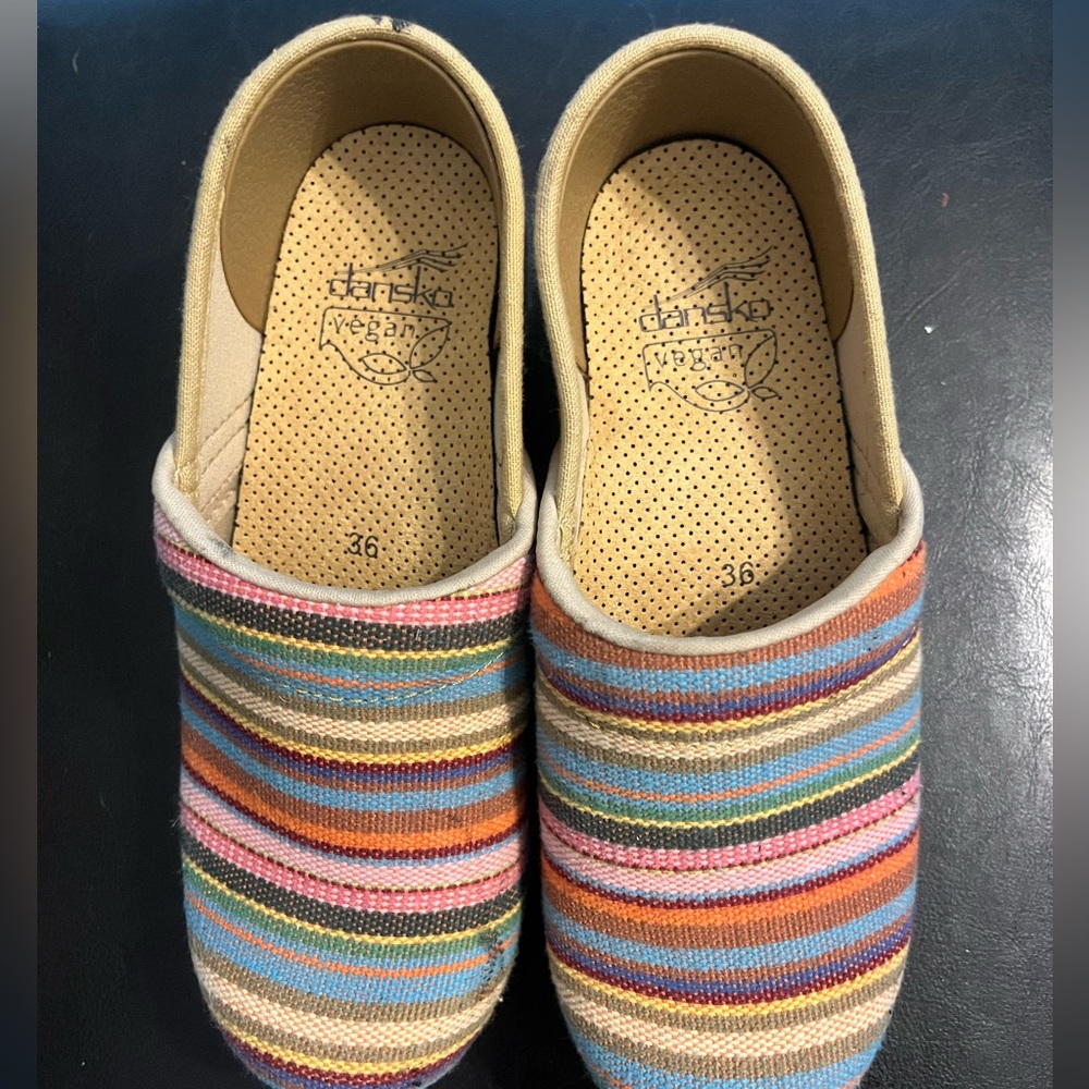 Dansko multicolor clogs size 36